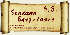 Vladana Barzilović vizit kartica